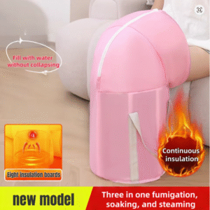 Foot bath bag on calf