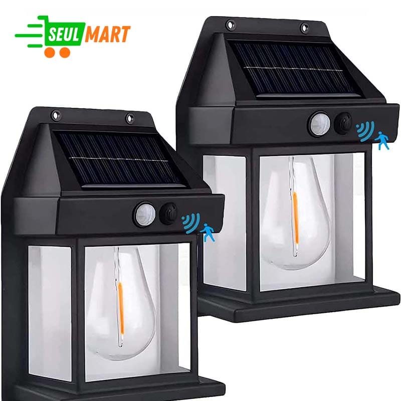 Solar Sensor Waterproof Outdoor Wall Light