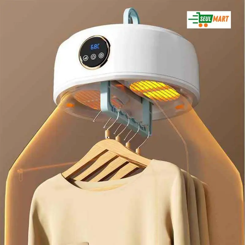Foldable Heated Clothes Dryer Rack