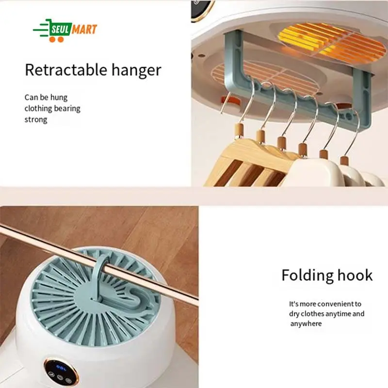 Foldable Hanging Clothes Drying Heater Smart Fast Heating Air Mini Folding Dryer Machine Portable Compact Clothes Dryer Key attributes clothing type all clothes smart type Electronic, Voice Control, Digital Power Source Plug batteries required No application Living Room, Laundry area, Home material Plastic Feature Heating, Foldable, Drying style Folding board material Metal stand material Nylon accessories Clothes Rack Use Drying Clothes place of origin China brand name snowboy model number SH-009 control mode Touchscreen Product name Portable Compact Clothes Dryer Material ABS Color White Size 10.4x4.3 inch Weight 1600 g MOQ 2 Packaging color box Delivery Time 7-15 Days Advantage Portable/Smart Function Easy Open Jar Can Opener