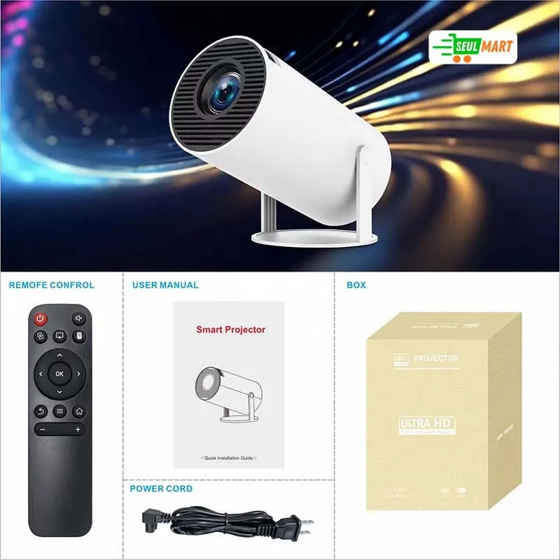 JUNUO HY300 Pro Mini HD Projector