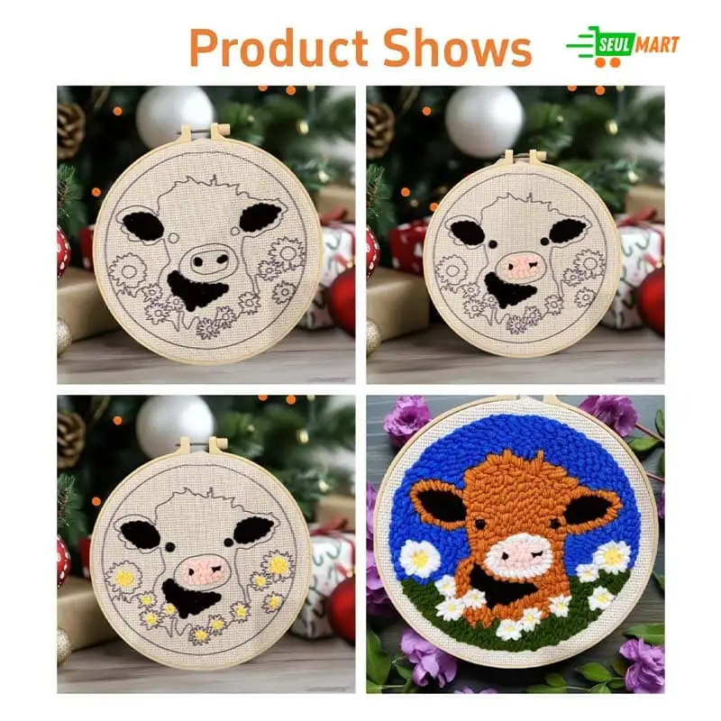 Embroidery Punch Needle Kit