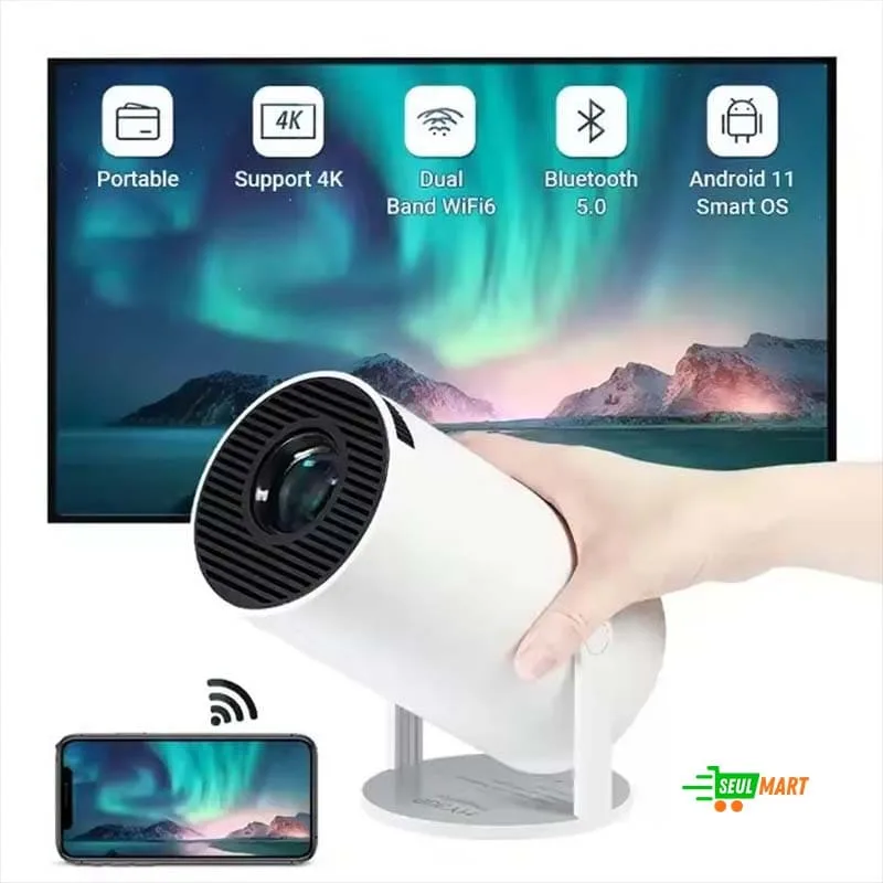 JUNUO HY300 Pro Mini HD Projector