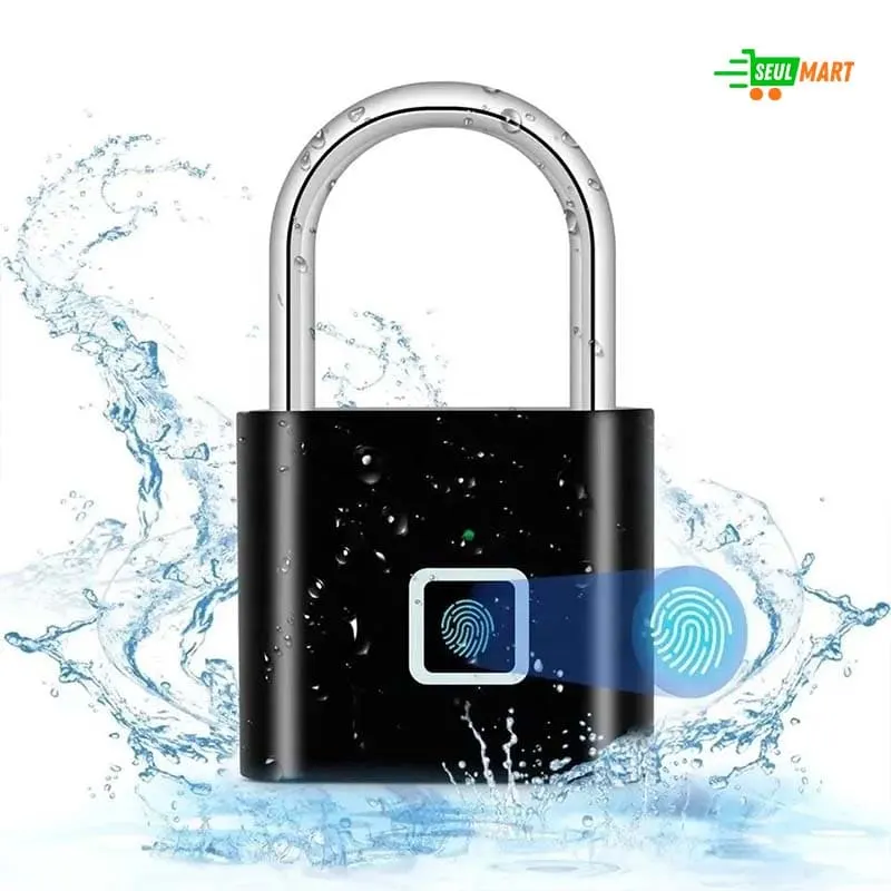 Keyless USB Fingerprint Smart Padlock