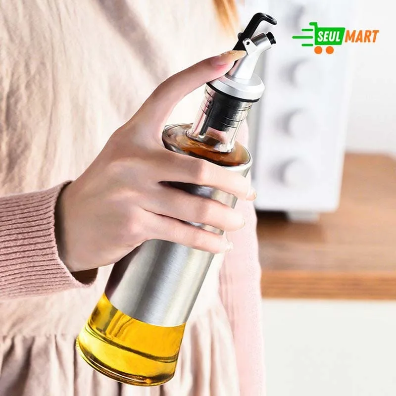 Stainless Steel Lid Oil Dispenser