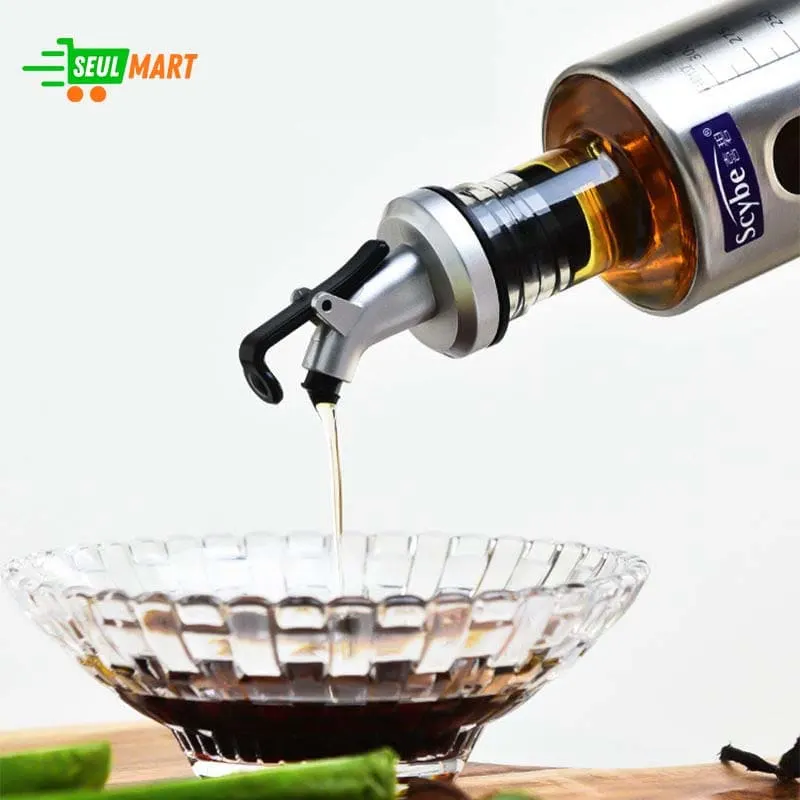 Stainless Steel Lid Oil Dispenser