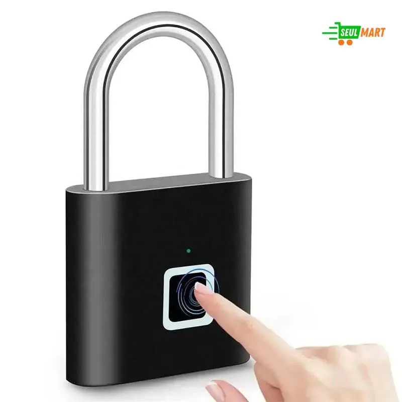 Keyless USB Fingerprint Smart Padlock
