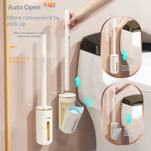 Wall-Mounted Toilet Brush