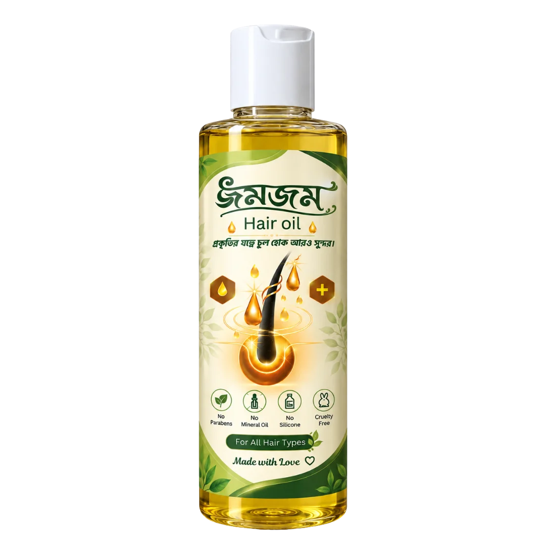 জমজম হেয়ার অয়েল ১ বোতল